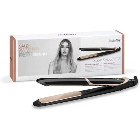 Lisseur BaByliss Super Smooth 235°C ST393E Noir & Gold Tunisie