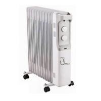 Radiateur à bain d’Huile Coala 7 Éléments 1500 W Blanc bestbuytunisie.prixtunisie.best