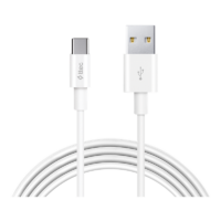 Cable De Charge Et Donnés Type-C Vers Usb-A / 1 M / 5A / Blanc 2DK35B Tunisie