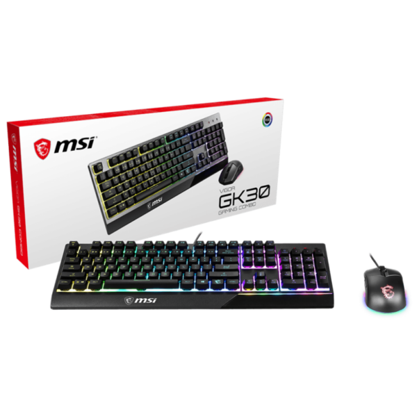 Ensemble Clavier & Souris Gamer MSI Vigor GK30 – Noir – S11-04FR237-CLA Tunisie