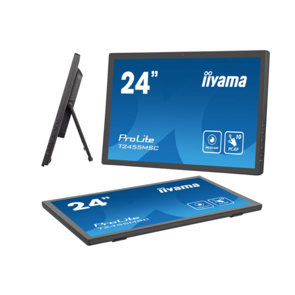 Ecran Tactile interactif iiyama pro lite  24” FULL HD IPS – Noir Mate – T2455MSC-B1 Tunisie