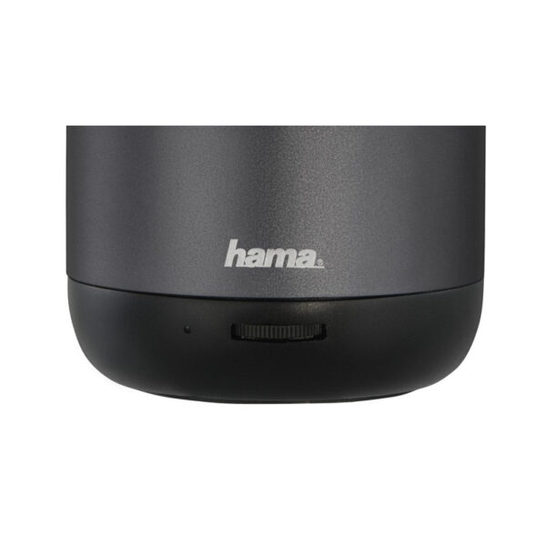 Haut parleur Hama bluetooth Steel Drum AUX-IN -Noir – 173123 Tunisie