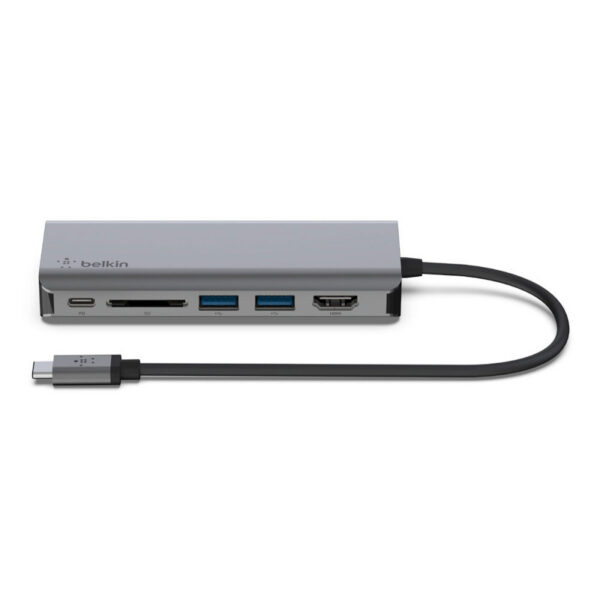 Adaptateur Belkin Multiport Usb-c 6-en-1 – Silver – Avc008btsgy Tunisie