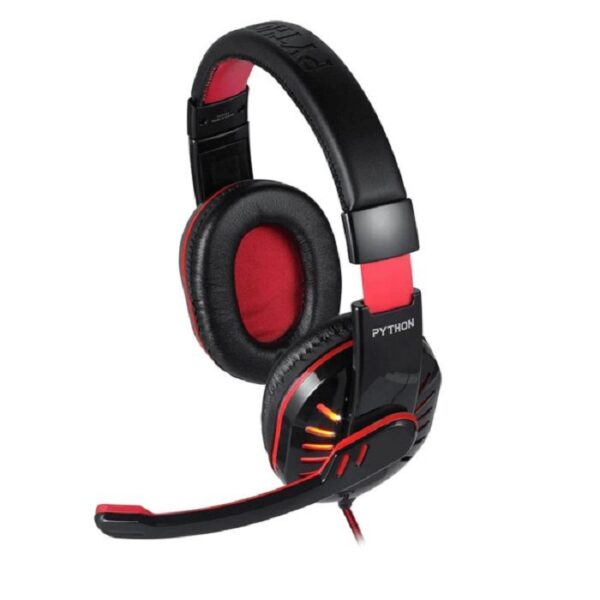 Micro Casque Gamer Filaire Enter Python – Noir&rouge – PYTHON Tunisie