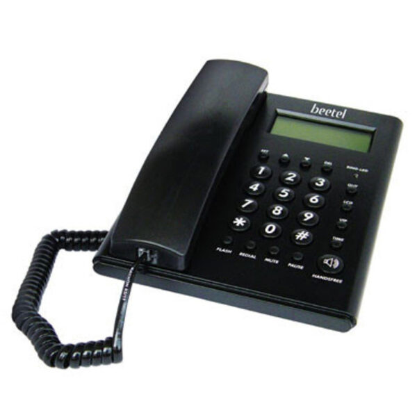 Téléphone Fixe Beetel M52 Avec Afficheur Et Haut-parleur – Noir – BEETEL-M52/NOIR Tunisie