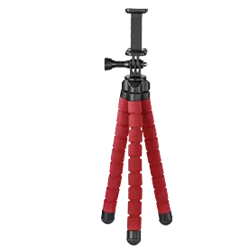 Hama Trépied “Flex” pour smartphone et GoPro, 26 cm, rouge – 04617 Tunisie