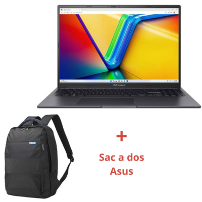 Pc Portable Gamer Asus Vivobook 16X I5 12è Gén 8 Go 512 Go SSD RTX2050 Noir- S3605ZF-N1342W Tunisie