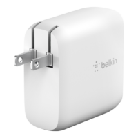 Chargeur Secteur Belkin Boostcharge Pro Double Port Usb-c Gan Avec Technologie Pps 65 W- Blanc -wch013vfwh Tunisie