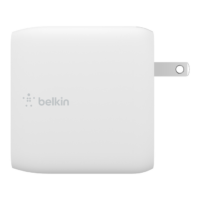 Chargeur Secteur Belkin Boostcharge Pro Double Port Usb-c Gan Avec Technologie Pps 65 W- Blanc -wch013vfwh Tunisie