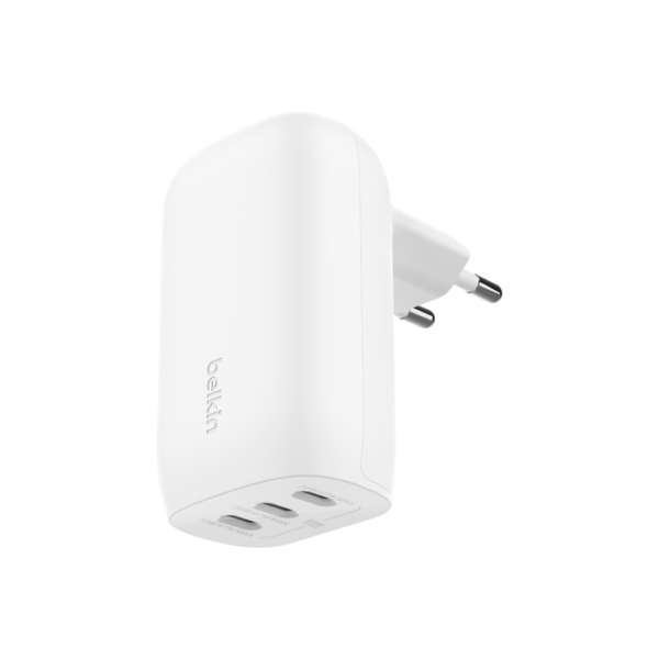 Chargeur Mural Belkin Boostcharge Usb-c® 3 Ports Avec Pps 67w + Câble Usb-c Vers Usb-c -wcc002vf2mwh-b6 Tunisie