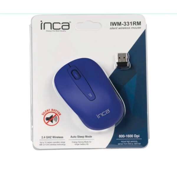 Souris Sans Fil Inca – Bleu – Iwm-331rm Tunisie