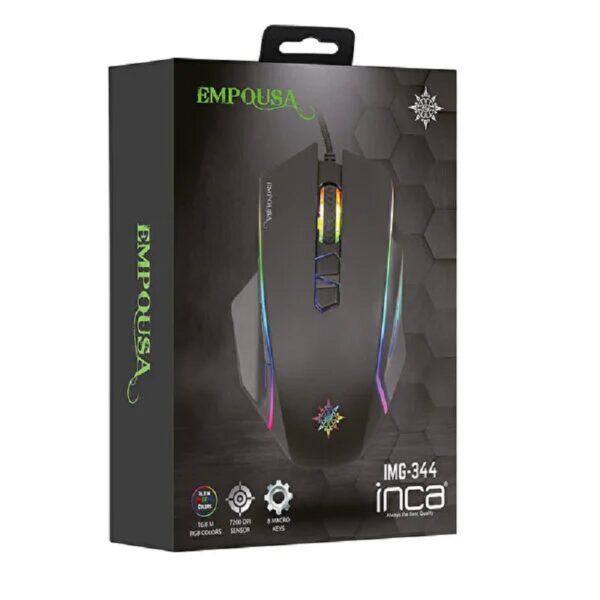 Souris Gamer Inca Rgb – Noir – Img-344 Tunisie