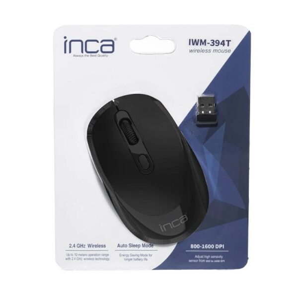 Souris Sans Fil Inca – Noir – Iwm-394t Tunisie