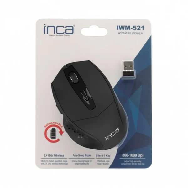 Souris Sans Fil Inca Iwm-521-noir-iwm-521 Tunisie