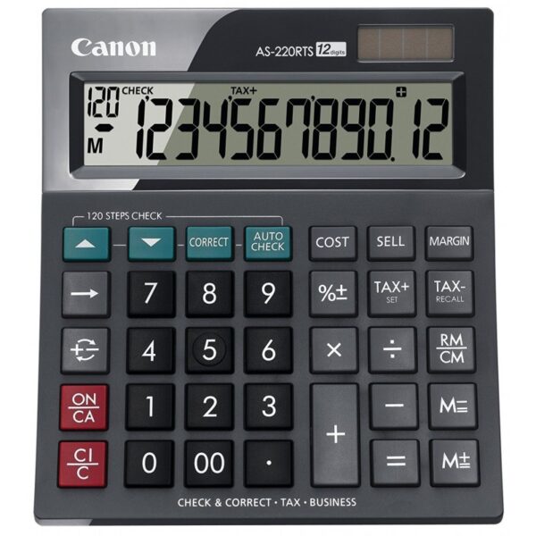 Calculatrice de bureau Canon AS-220RTS 12 chiffres Tunisie