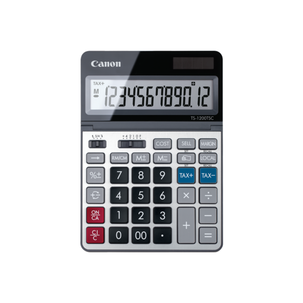 Calculatrice de bureau Canon TS-1200TSC 12 chiffres Tunisie