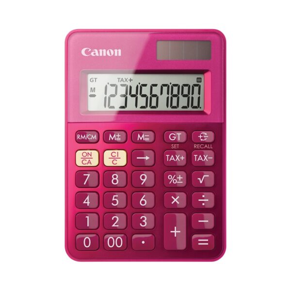 Calculatrice de poche Canon LS-100K 10 chiffres Rose -LS-100K-MPK Tunisie