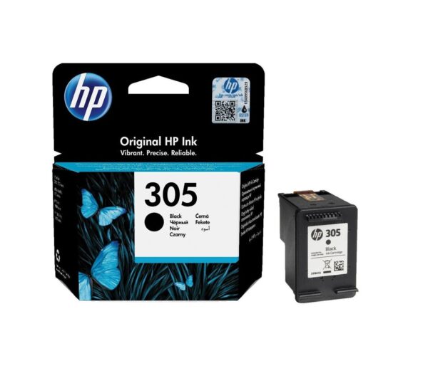 Cartouche Jet d’encre Original HP 305 Noir – 3YM61AE Tunisie