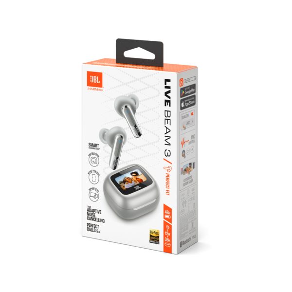 Écouteurs JBL Live Beam 3 Silver – 01164 Tunisie