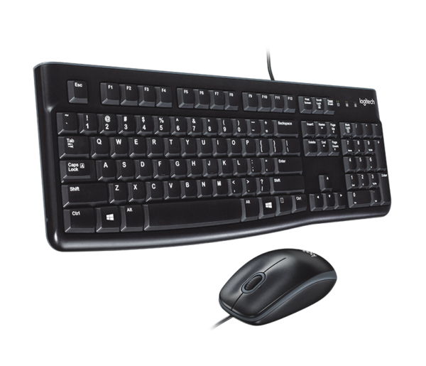 Ensemble Clavier et Souris USB Logitech -Noir -MK120 Tunisie