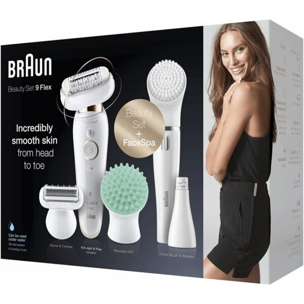 Épilateur Braun Pro Silk-épil 9 3D SES9300 Blanc Tunisie