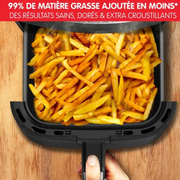 Friteuse Grill Sans Huile 2en1 Moulinex Avec Afficheur EZ505810 4.2 L Noir Tunisie