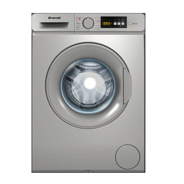 Machine à Laver Frontale Brandt 7Kg BLF742S Silver Tunisie