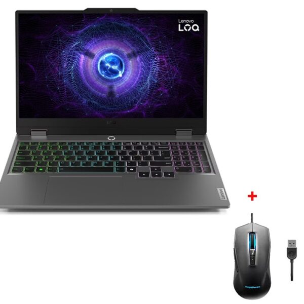 Pc Portable Gamer Lenovo LOQ3 15IAX9 I5 12è Gén 16Go 512Go SSD Noir – 83GS00AKFG Tunisie