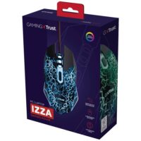 Souris Gaming Trust GXT105X IZZA filaire optique 6 Boutons 4000 dpi éclairé -Noir – 24618 Tunisie