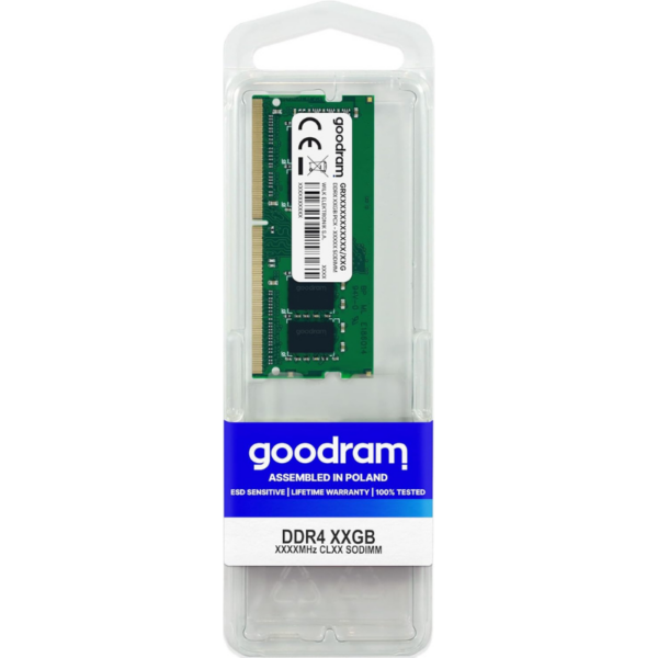 Barrette Mémoire Goodram Ddr4 32gb Pc4-25600 3200mhz Cl22 -gr3200d464l22/32g Tunisie