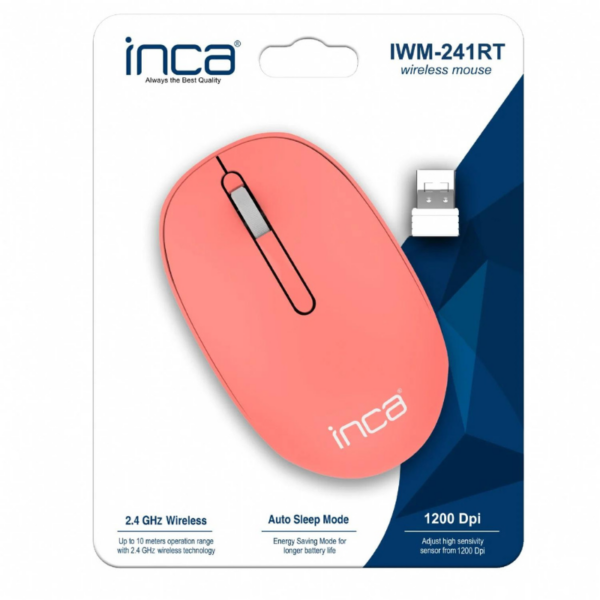 Souris Sans Fil Inca Iwm-241rt-rouge-iwm-241rt Tunisie