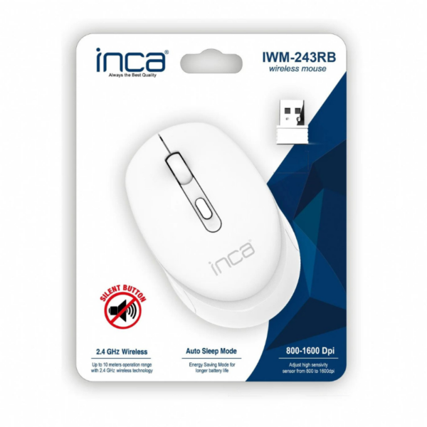 Souris Sans Fil Inca Iwm-243rb-blanc-iwm-243rb Tunisie