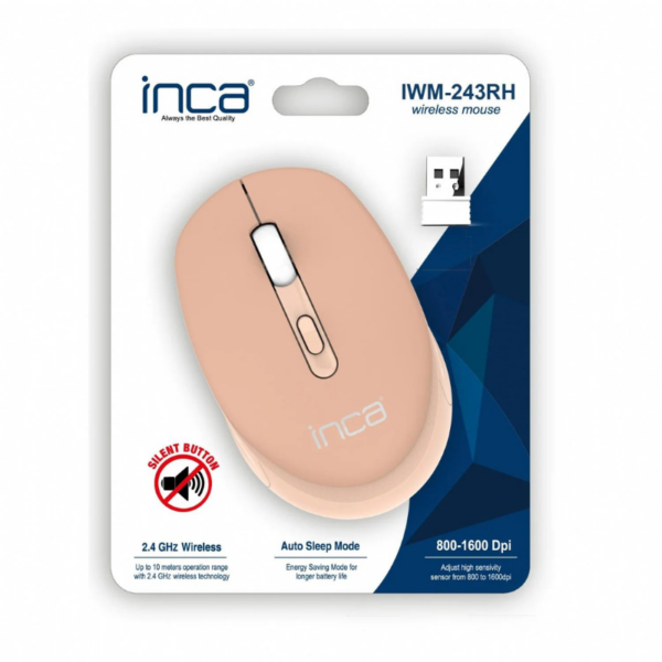 Souris Sans Fil Inca Iwm-243rh-rose-iwm-243rh Tunisie