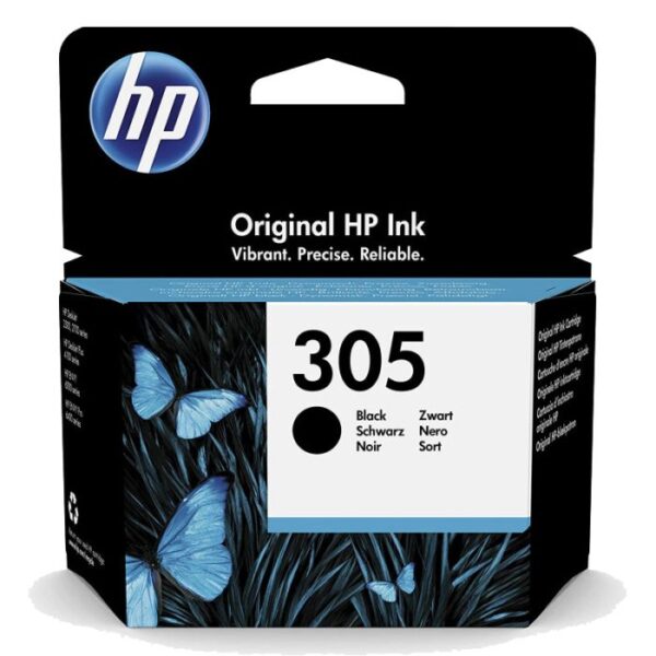 Cartouche Jet d’encre Original HP 305 Noir – 3YM61AE Tunisie