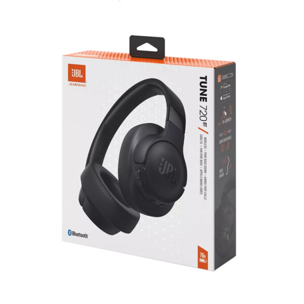 Casque Bluetooth JBL Tune 720BT – Noir – 96706 Tunisie