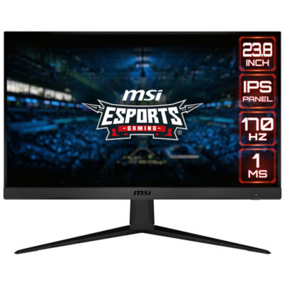 Ecran Gaming MSI G2412f 24” FULL HD IPS 180HZ – Noir – 9S6-3BB91T-001 Tunisie