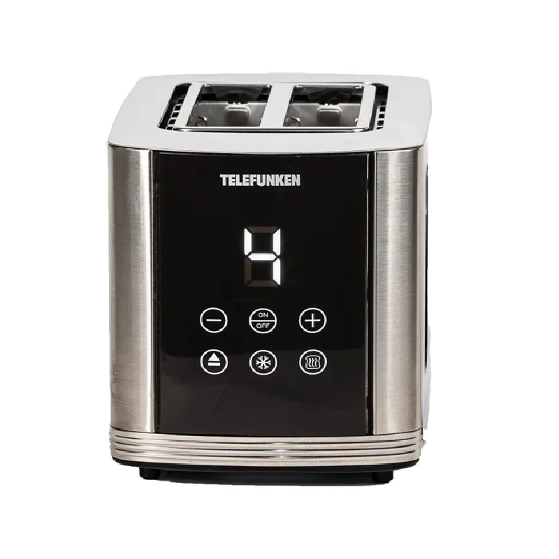 Grille-Pain Digital Telefunken TFK-GPD1751 Inox & Noir