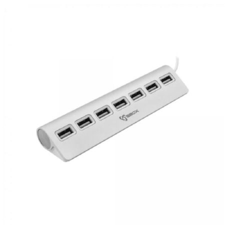 Usb Hub Sbox H-207 7 Ports – Silver H-207 Tunisie