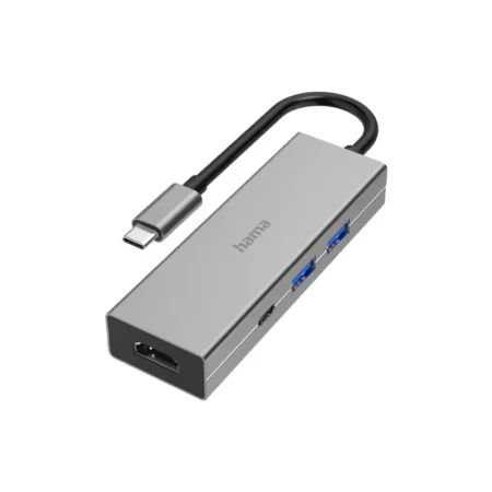 Hub USB-C hama multiport 4 ports -Gris – 200107 Tunisie