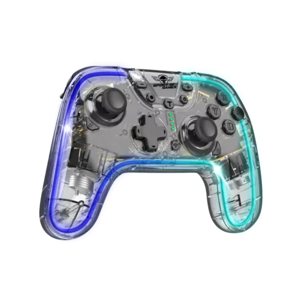 Manette De Jeux Sans Fil Spirit Of Gamer Pulse RGB – Transparente  – SOG-BTGPS1 Tunisie