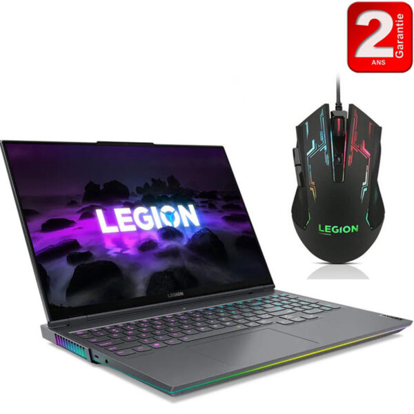 Pc Portable Lenovo Légion 7 16ACHG6 AMD Ryzen 9 32Go 1To SSD Gris – 82N600P5FG Tunisie