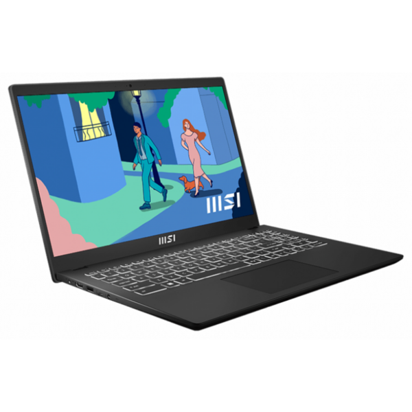 Pc Portable Msi Modern 15 B7m  Ryzen 5 8 Go  512 Go Ssd – Noir – 9S7-15HK12-077 Tunisie