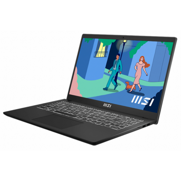 Pc Portable Msi Modern 15 B7m  Ryzen 5 8 Go  512 Go Ssd – Noir – 9S7-15HK12-077 Tunisie