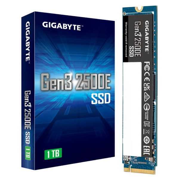 Disque Dur Interne Gigabyte Gen3 2500e SSD Nvme 1 To Tunisie