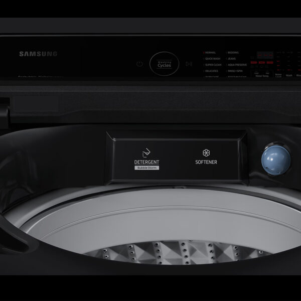 Machine à Laver Top Load Samsung 19 Kg WA19CG5745BDFA Noir Caviar Tunisie