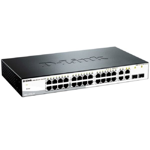 Switch D-link  24 Ports Poe 10/100/1000 Mbps + 4 Ports Sfp – DGS-1210-28MP Tunisie