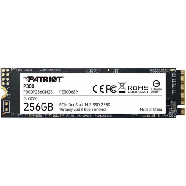 Disque Dur Interne Patriot SSD P300 256 Go M.2 2280 – P300P256GM28 Tunisie