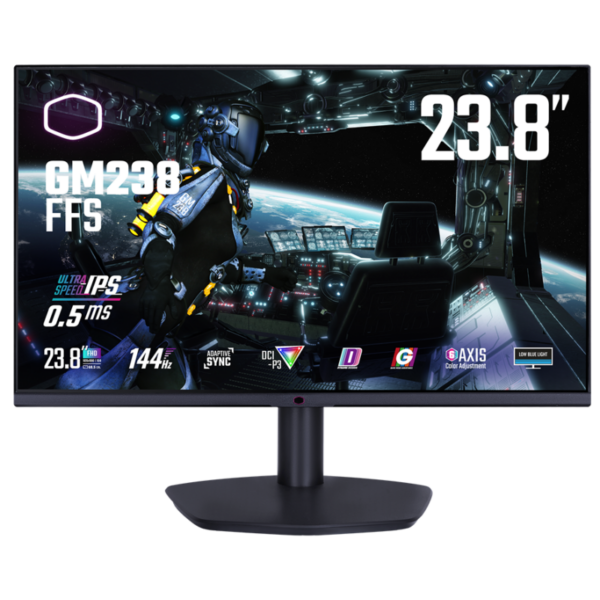 Écran Gaming Cooler Master 24″ Full Hd Ultra Ips 144 Hz – GM238-FFS Tunisie