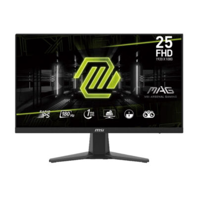 Ecran Gaming Msi Mag 256f 24.5” Full Hd Ips 180 Hz -Noir -9S6-3BC11H-017 Tunisie