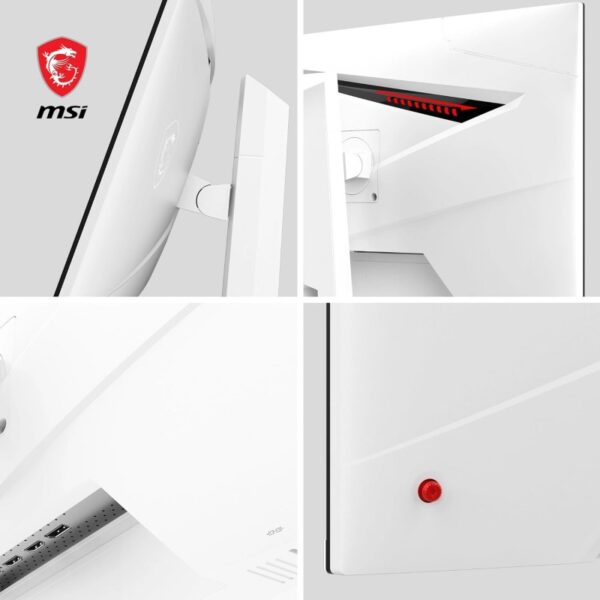 Ecran Gaming Msi MAG 274QRFW 27” WQHD IPS 180 Hz – Blanc – 9S6-3CC29H-246 Tunisie